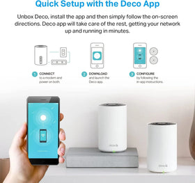 TP-Link Deco XE75 Pro app-based setup for quick configuration