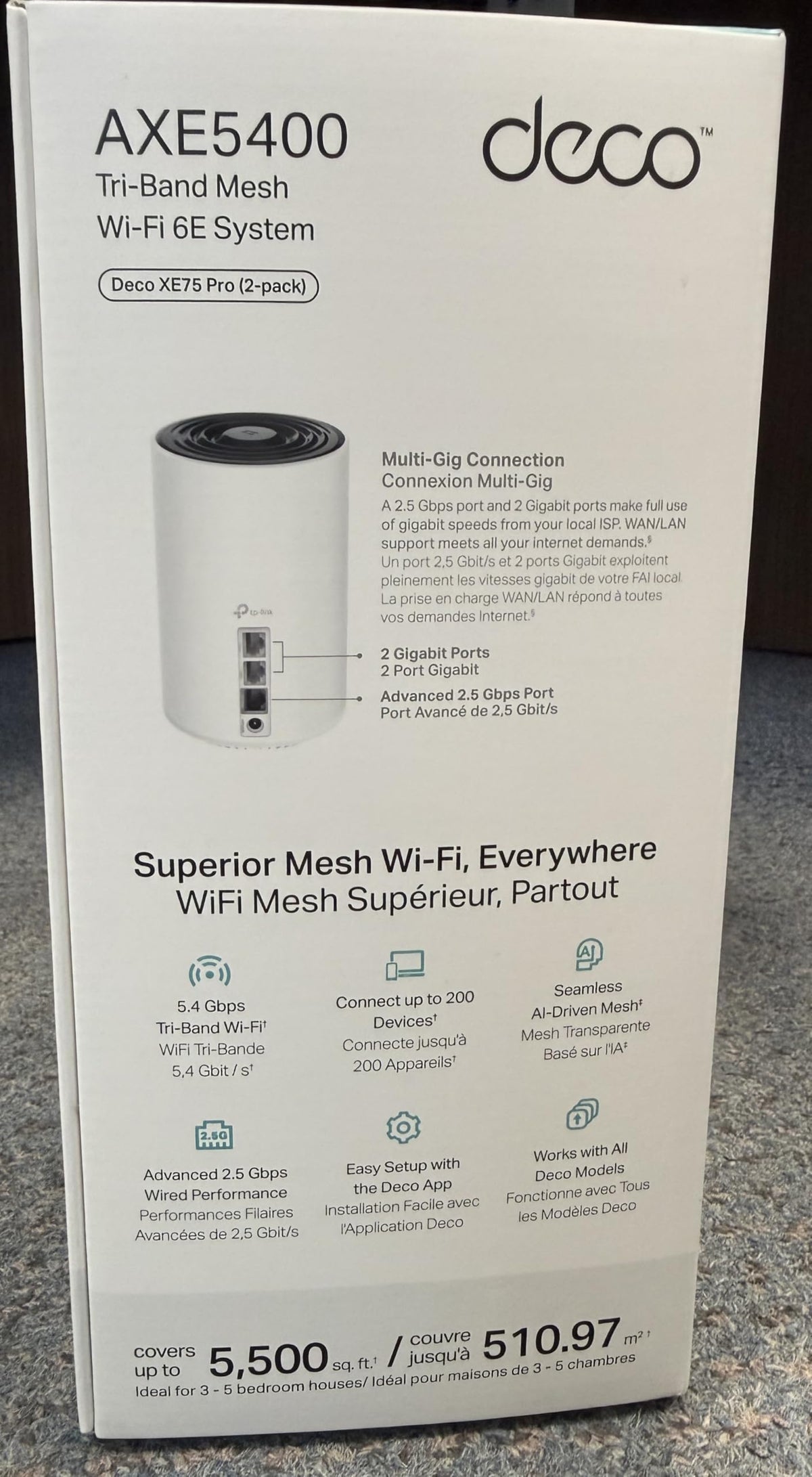 TP-Link Deco XE75 Pro supports voice control for hands-free management