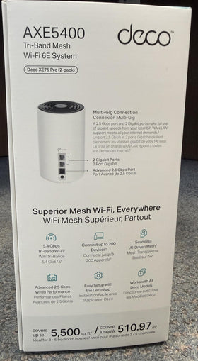 TP-Link Deco XE75 Pro supports voice control for hands-free management
