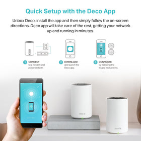 TP-Link Deco XE75 works with major ISPs for easy deployment.