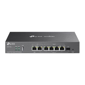 TP-Link ER707-M2 front view showing compact design ideal for small offices