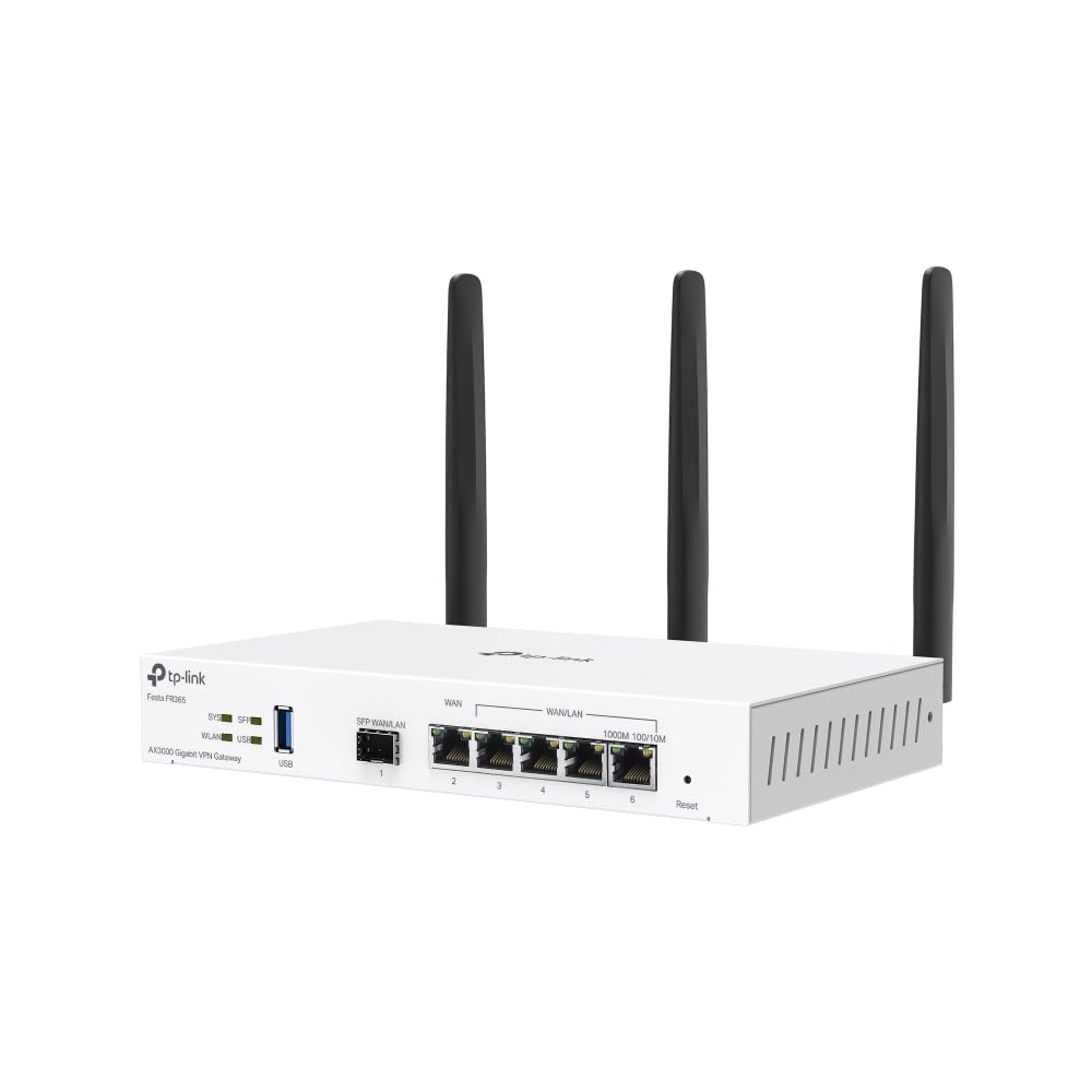 TP-Link Festa FR365 cloud management interface enables remote monitoring and easy setup.