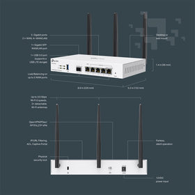 TP-Link Festa FR365 port layout showing wired versatility and SFP option.
