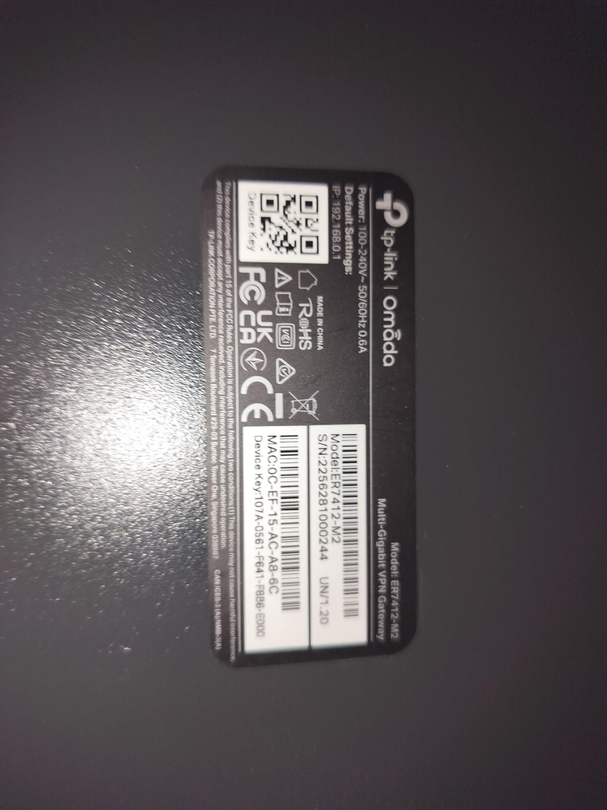 TP-Link Omada ER7412-M2 Omada SDN cloud management for centralized control.