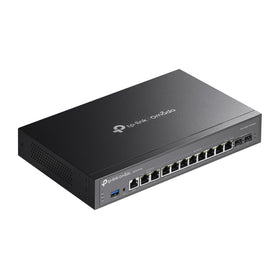 TP-Link Omada ER7412-M2 USB 3.0 port supports storage expansion and backups.