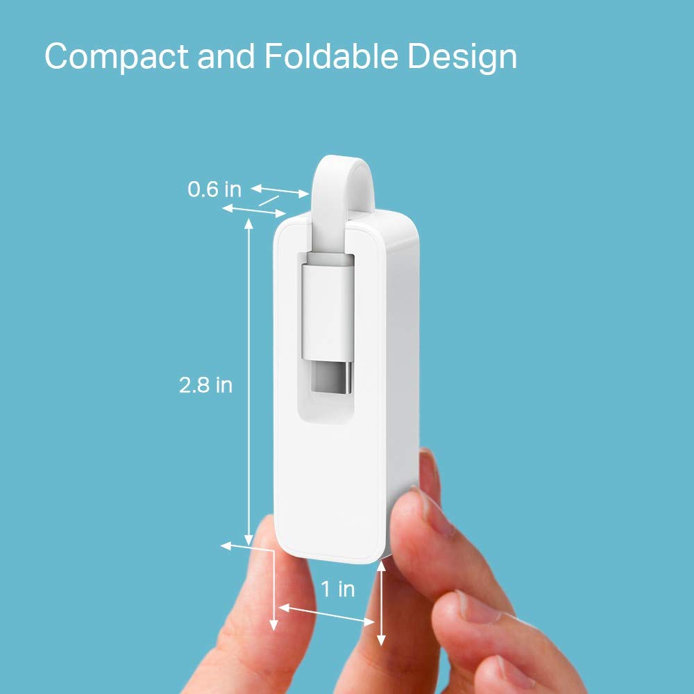TP-Link UE300C travel-friendly adapter suited for meetings and remote work.
