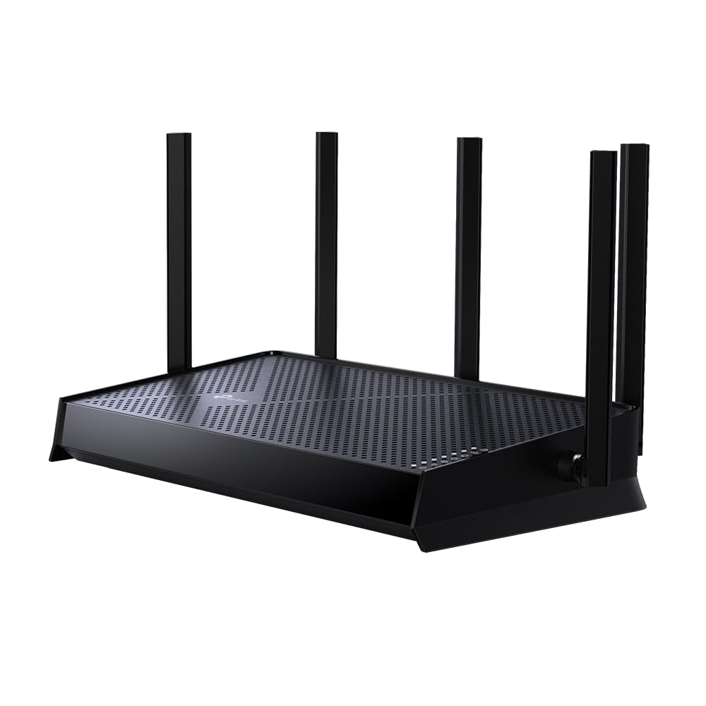 TP-Link BE260 router front view ready for fast home Wi-Fi setup.
