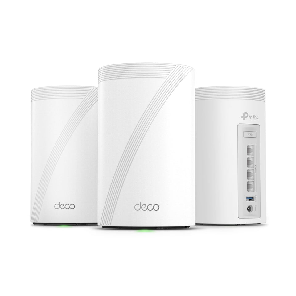 TP-Link Deco BE10000 main unit delivering seamless whole‑home coverage
