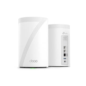 TP-Link Deco 7 Pro BE67 box front view shows compact Wi‑Fi 7 mesh system