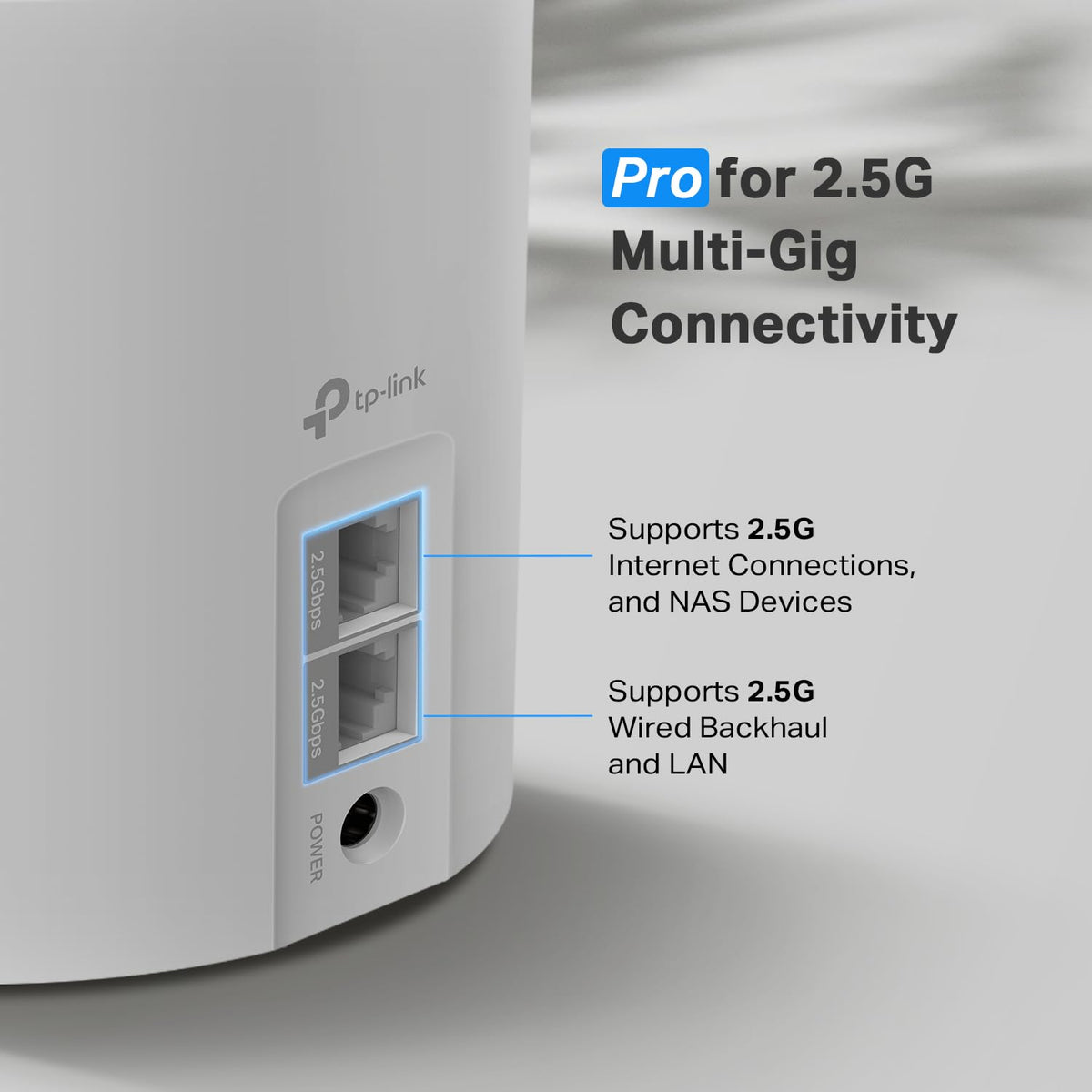 TP-Link Deco X55 Pro coverage map shows up to 6500 sq ft of seamless Wi‑Fi