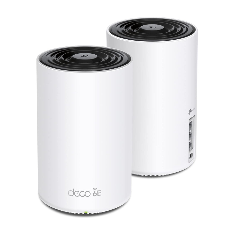 TP-Link Deco XE75 mesh covers up to 5,500 sq ft for seamless whole-home WiFi.