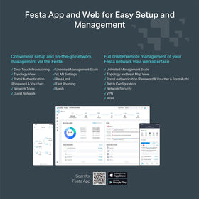 Festa Cloud management interface for centralized control of the FR307-M2.
