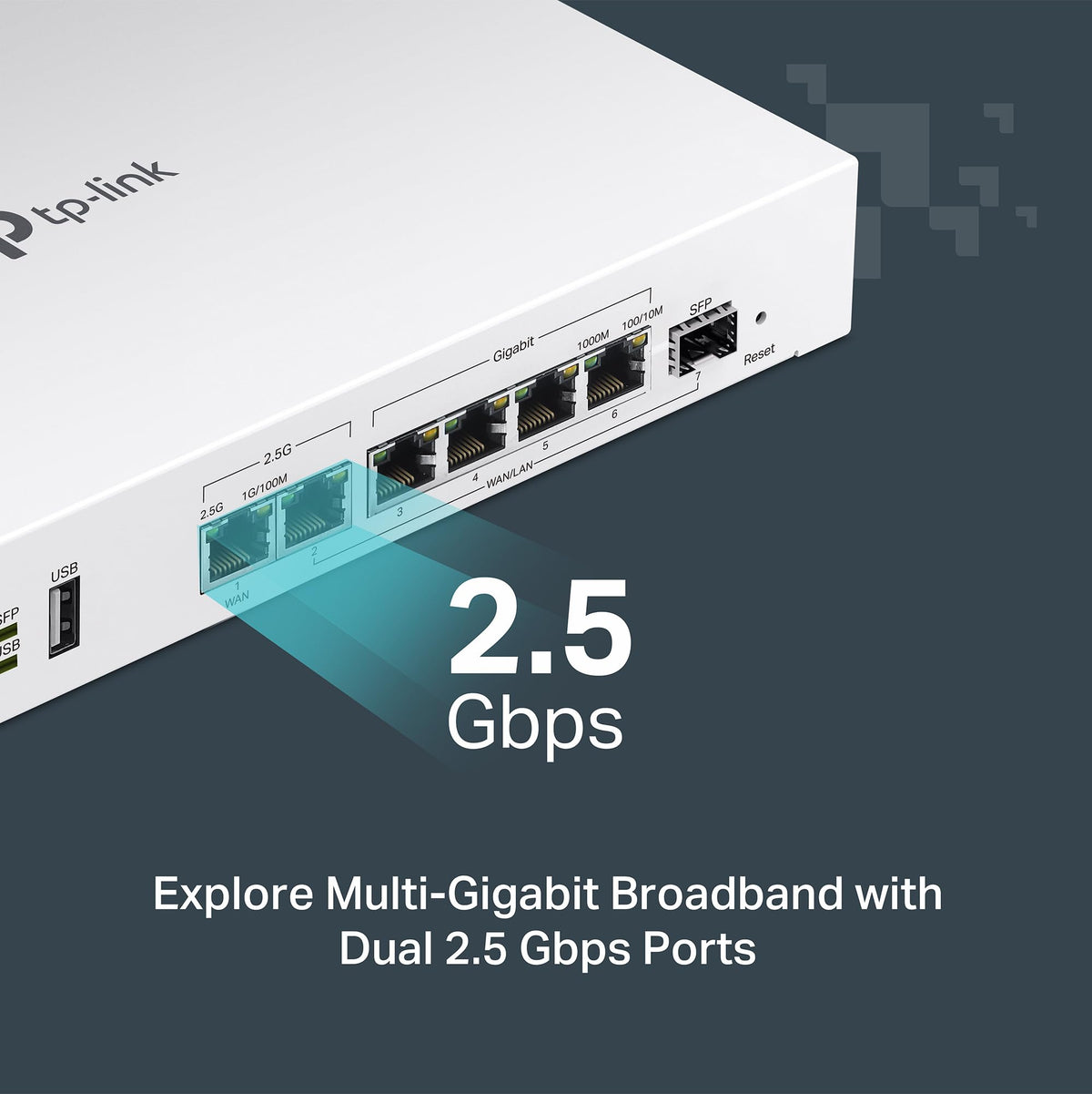 USB WAN port on FR307-M2 supports mobile broadband backup for resilience.