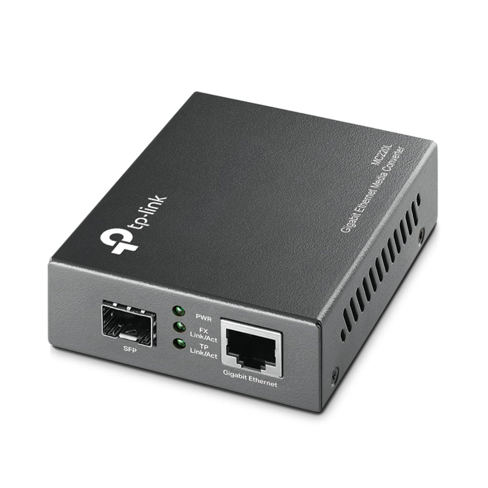 TP-Link front panel showing ports and LEDs, clear status indication benefit