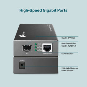 TP-Link RJ45 port close-up demonstrating copper connectivity and plug reliability benefit