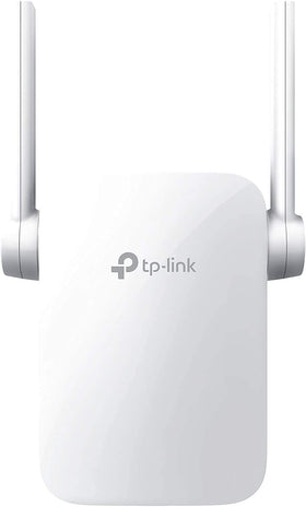 TP-Link RE305 back panel, easy port access for wired devices.