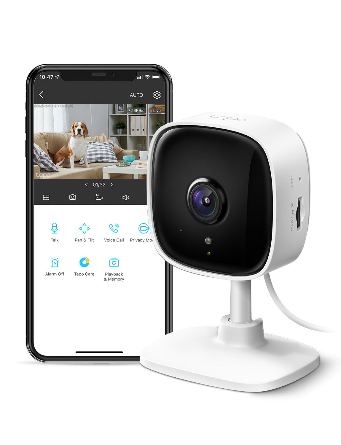 TP-Link Tapo C100 motion detection alerts for quick monitoring