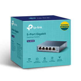 TP-Link TL-SG105-605 Renewed 5 gigabit ports enable fast local transfers.