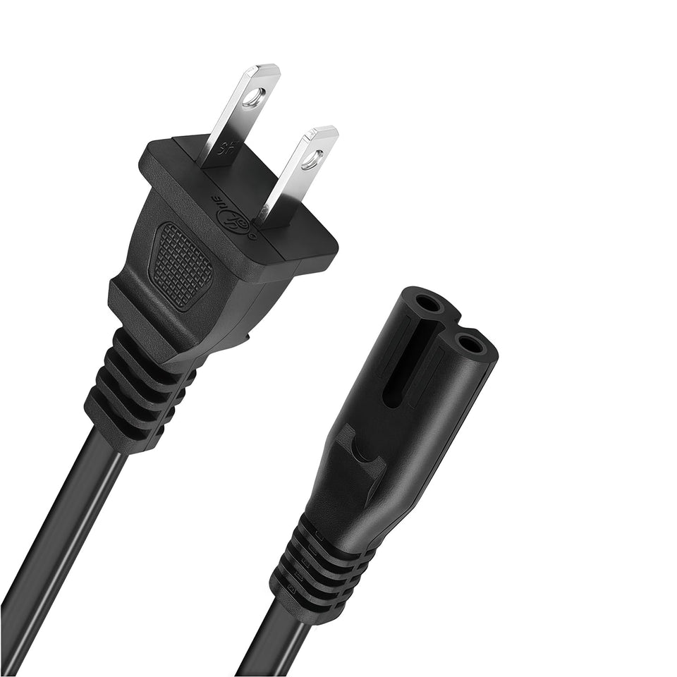 TPLTECH 12ft AC power cord for PS5-PS4-PS3 with couch-side reach