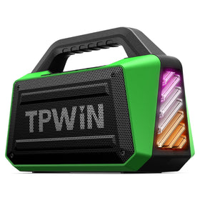 TPWIN Bluetooth speaker delivering 80W sound for outdoors