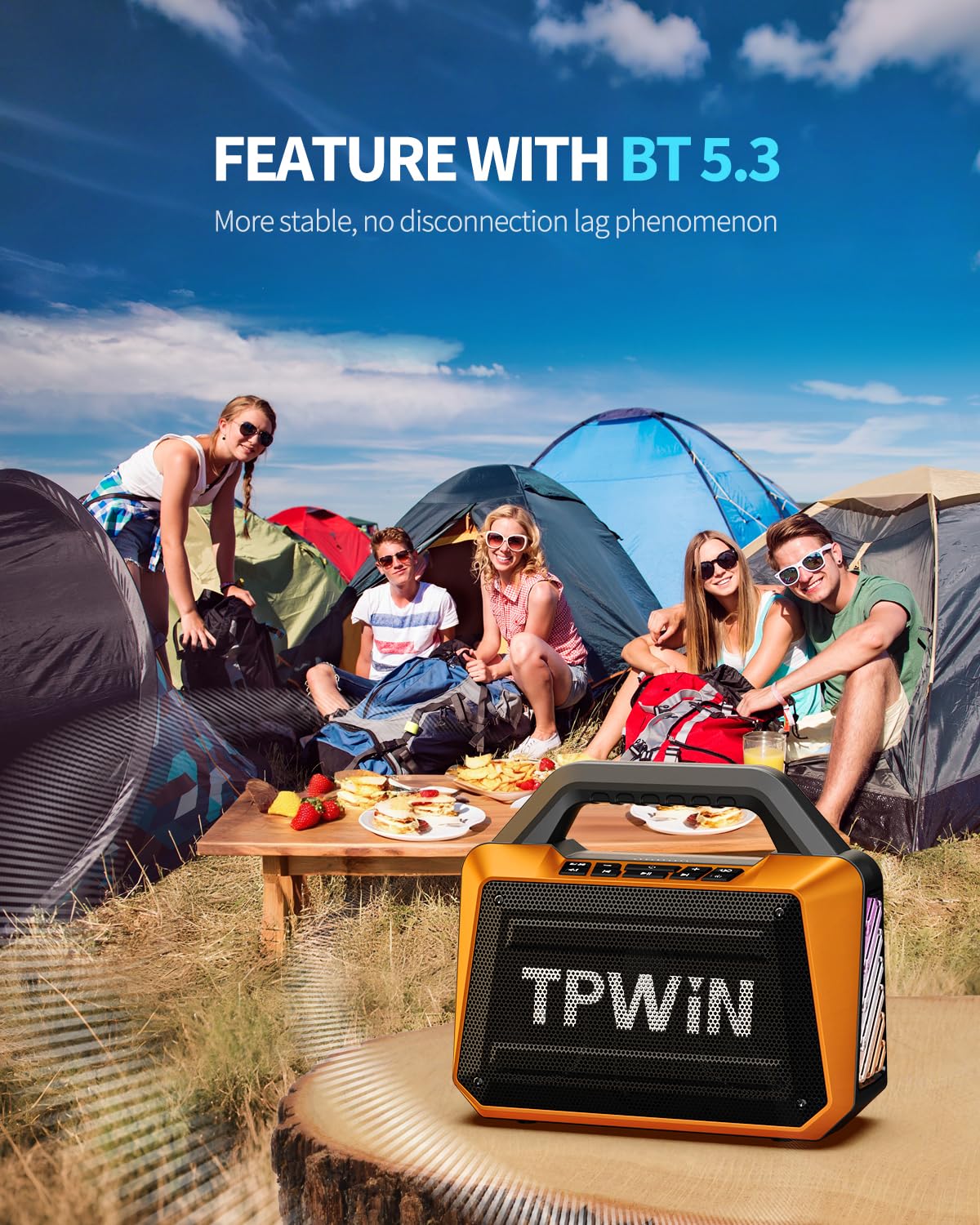 TPWIN packed inside a backpack ready for hiking, durable and travel-friendly