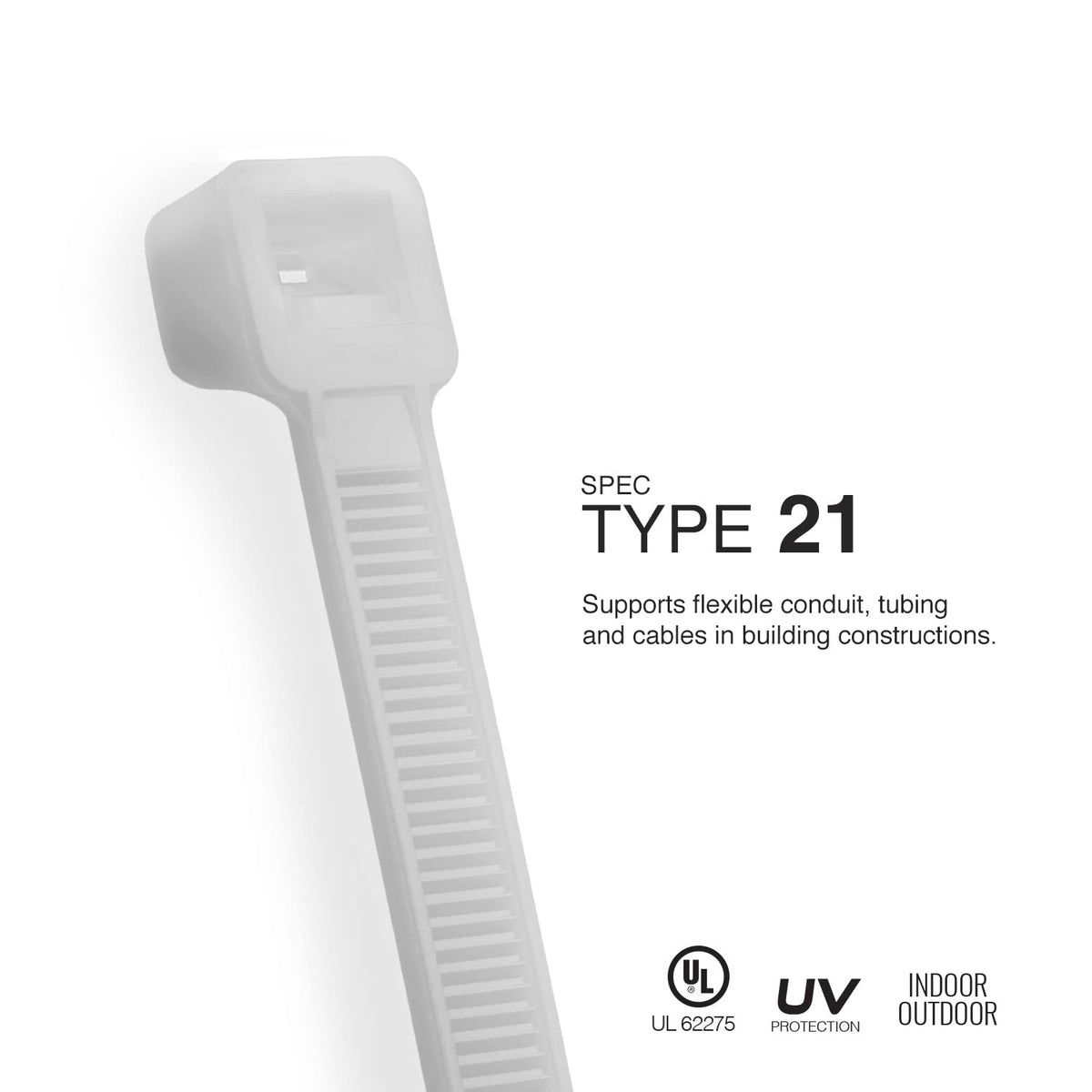 TR Industrial close-up of nylon texture and locking head for secure hold