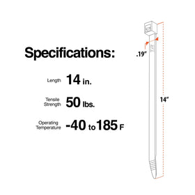 TR Industrial easy-release design cable tie in action
