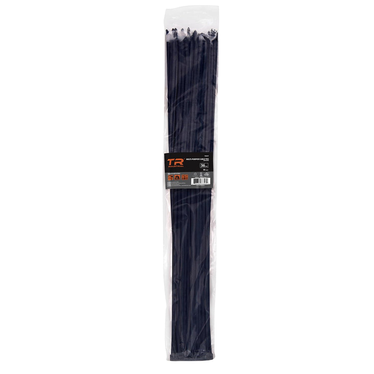 TR Industrial front packaging showing 50-pack and length benefit