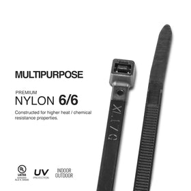 TR Industrial 24-inch tie held against ruler demonstrating length for large bundles