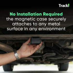 Tracki weatherproof magnetic case closeup showcases rugged durability.