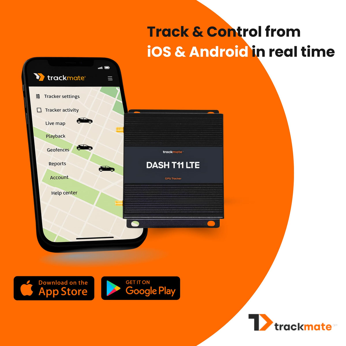 TrackmateGPS Dash T11 remote door lock in action for quick vehicle control