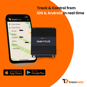 TrackmateGPS Dash T11 remote door lock in action for quick vehicle control
