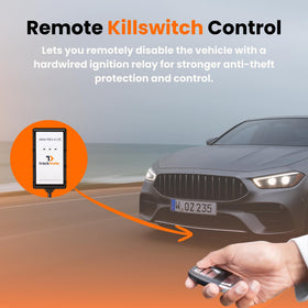 TrackmateGPS Mini PRO II LTE weatherproof enclosure protects electronics outdoors.