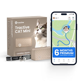 Tractive Cat Mini live tracking shows your cat’s location in real time for peace of mind.