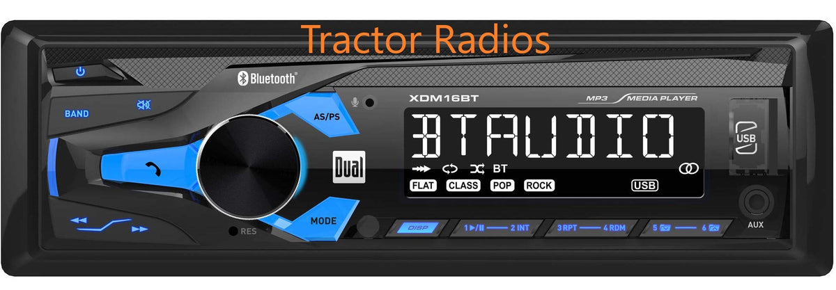 TractorRadios Kubota 3.5 mm AUX input for external devices