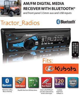 TractorRadios Kubota installation wiring diagram guiding setup