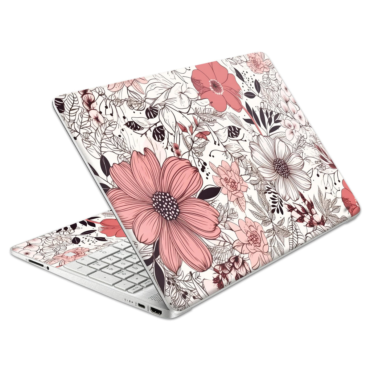 TracyArt botanical lid view showing full coverage and visual appeal