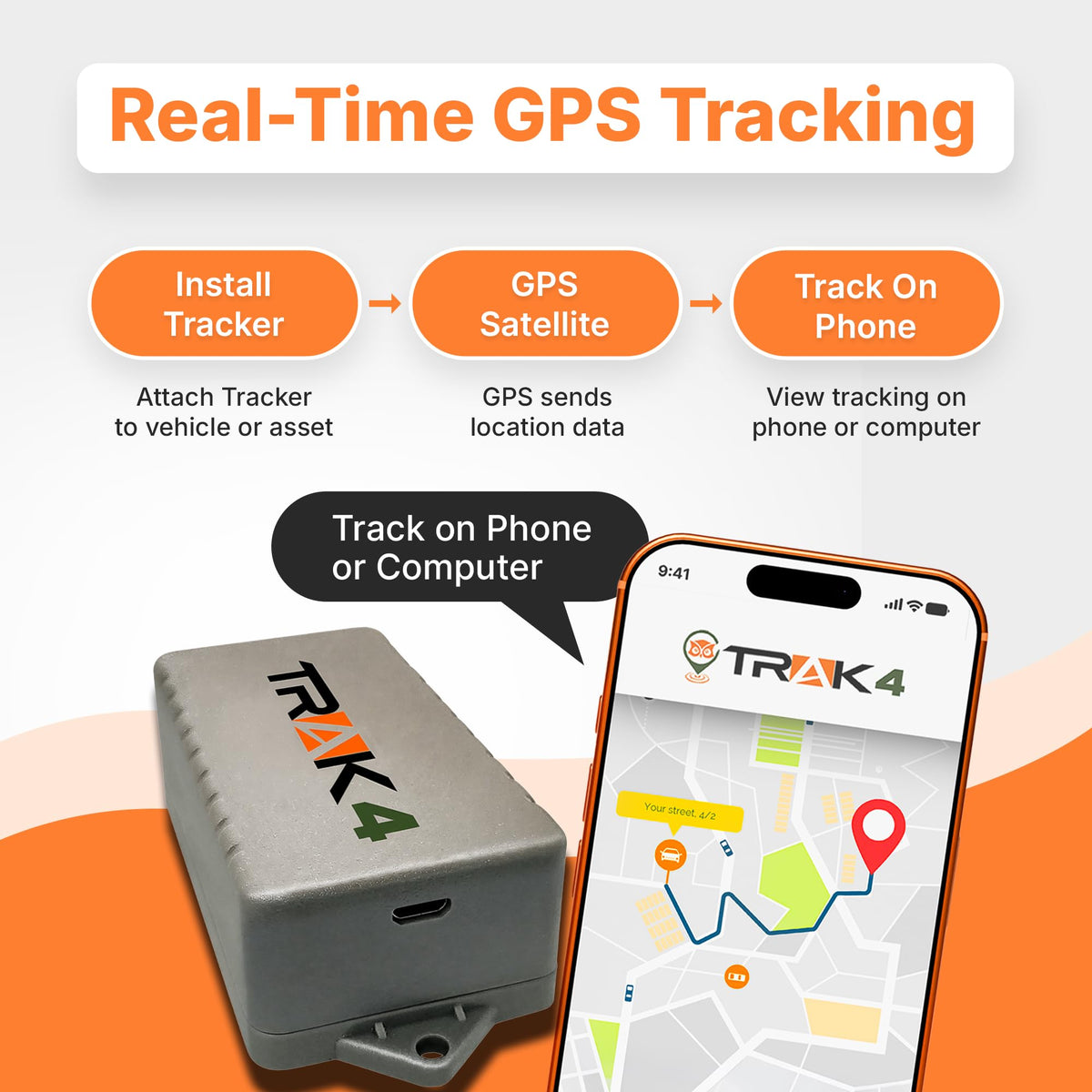 Trak-4 global LTE tracking covers assets anywhere.