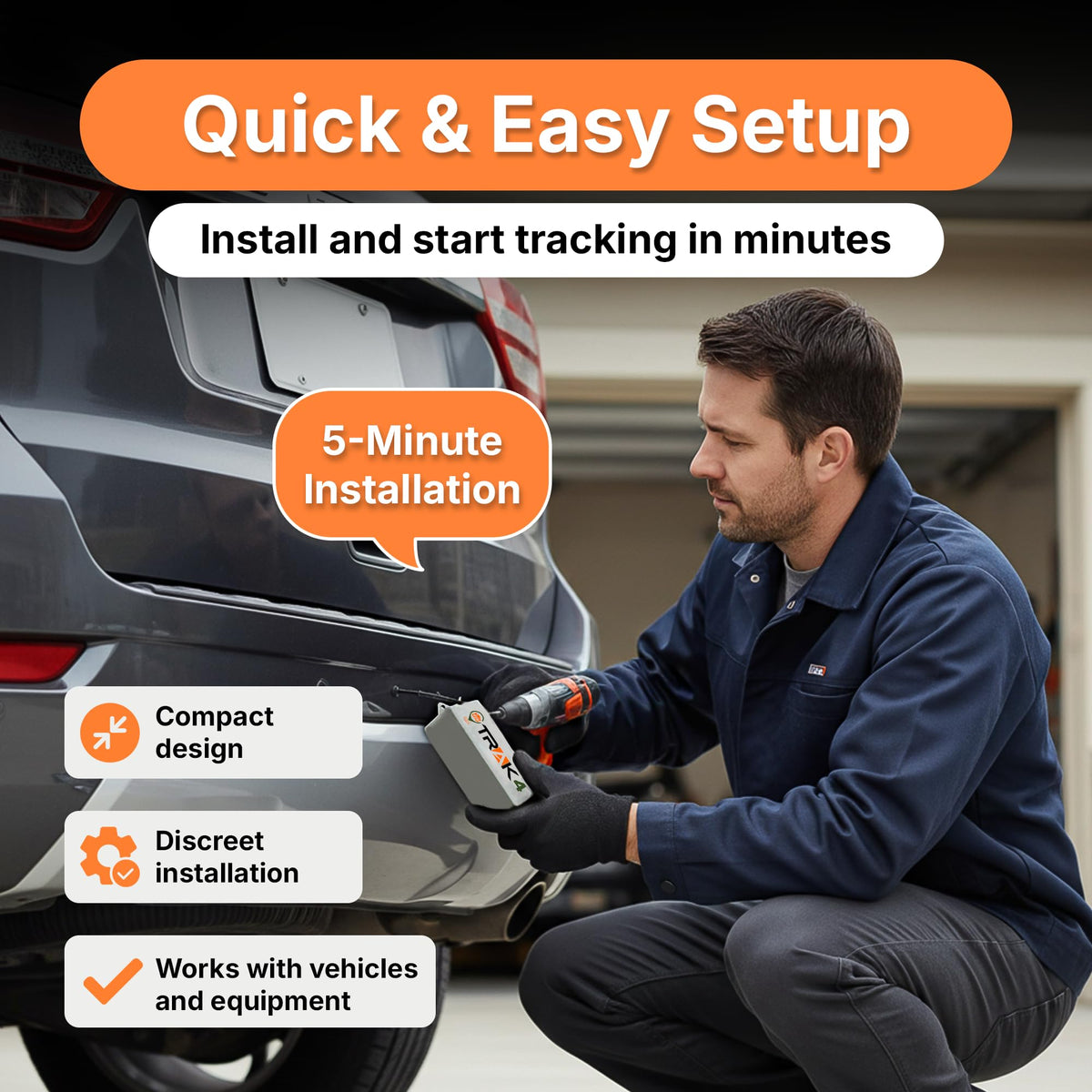 Trak-4 mounting options include magnets for flexible placement.