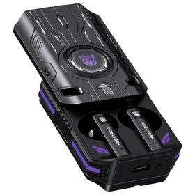 Transformers T76 case front showcasing metal finish and secure closure for travel