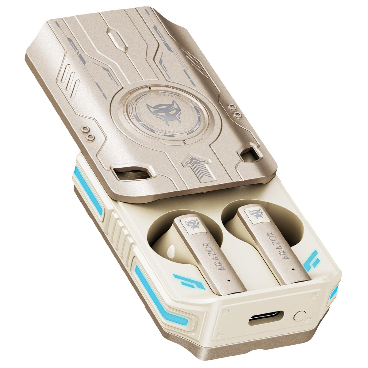 Transformers Earbuds T76 charging case with USB-C fast charge for portable power