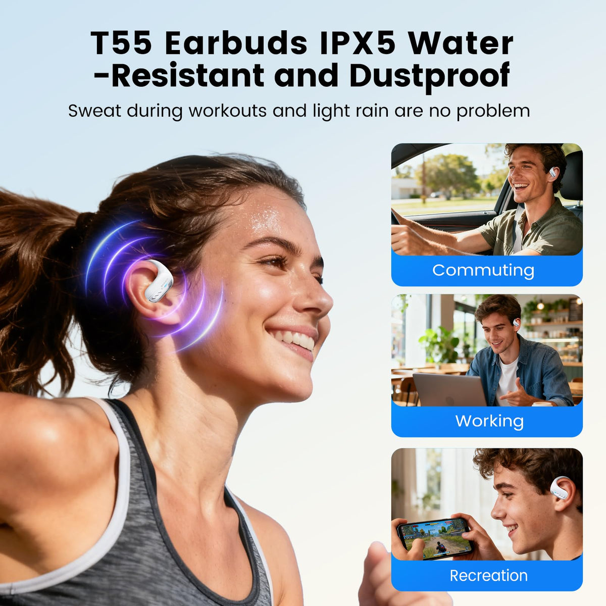 Transformers Open Ear Headphones charging case adds extra battery on the go