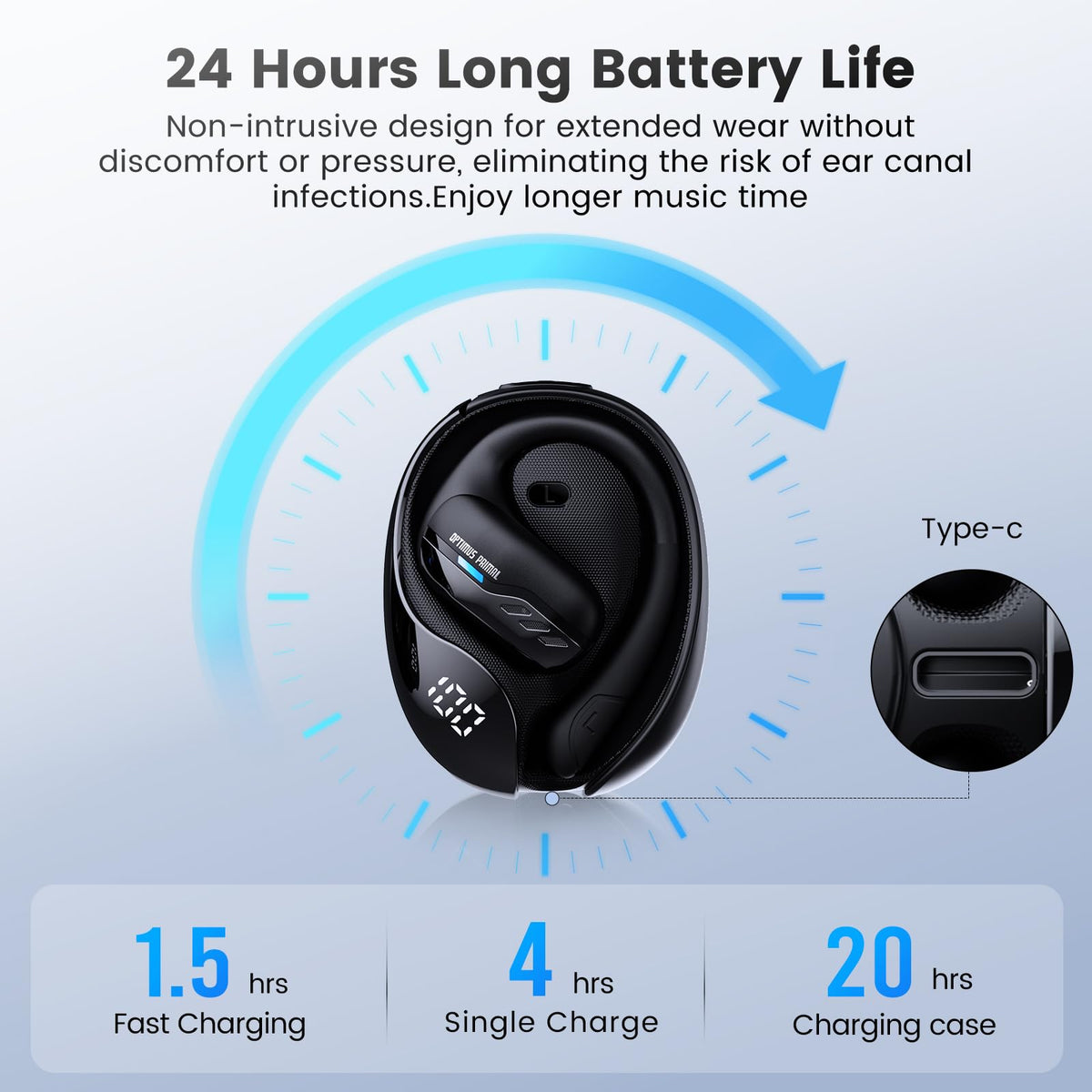 Transformers Optimus Primal charging case with LED display for quick battery info