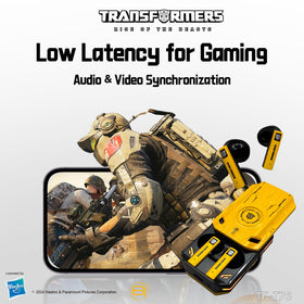 Transformers T76 charging case in zinc alloy guards power on the go.