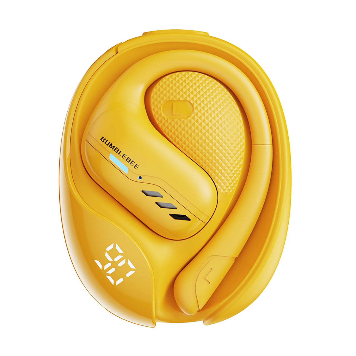 Transformers TF-T55 open-back earbuds offer immersive sound with comfortable fit.
