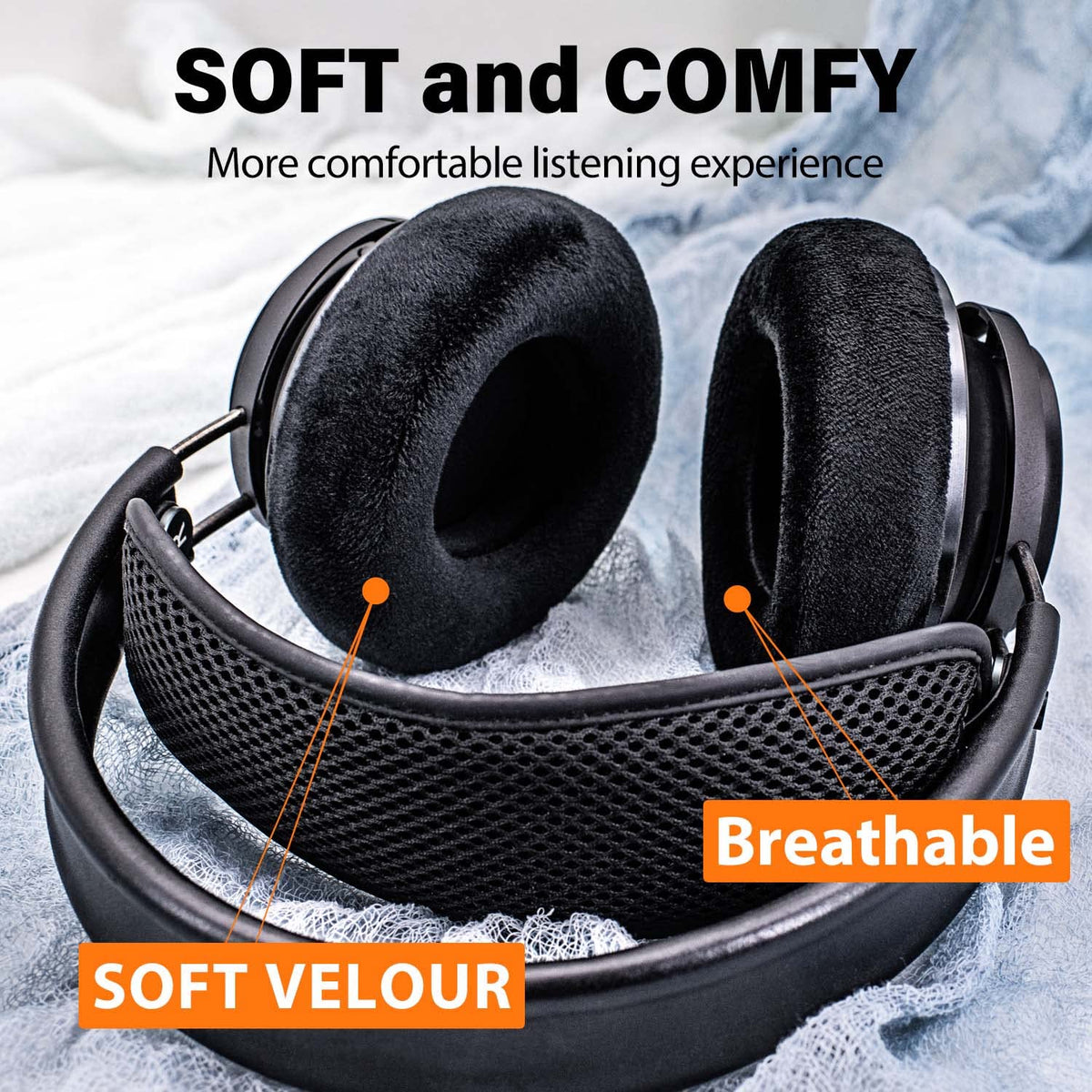Upgrade your TRANSTEK Fidelio earpads for X1S/X2/X2HR with improved comfort