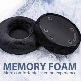 TRANSTEK Fidelio earpads memory foam cushions demonstrating sound isolation