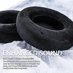 Memory foam padding compressed to fit ears on TRANSTEK Fidelio earpads