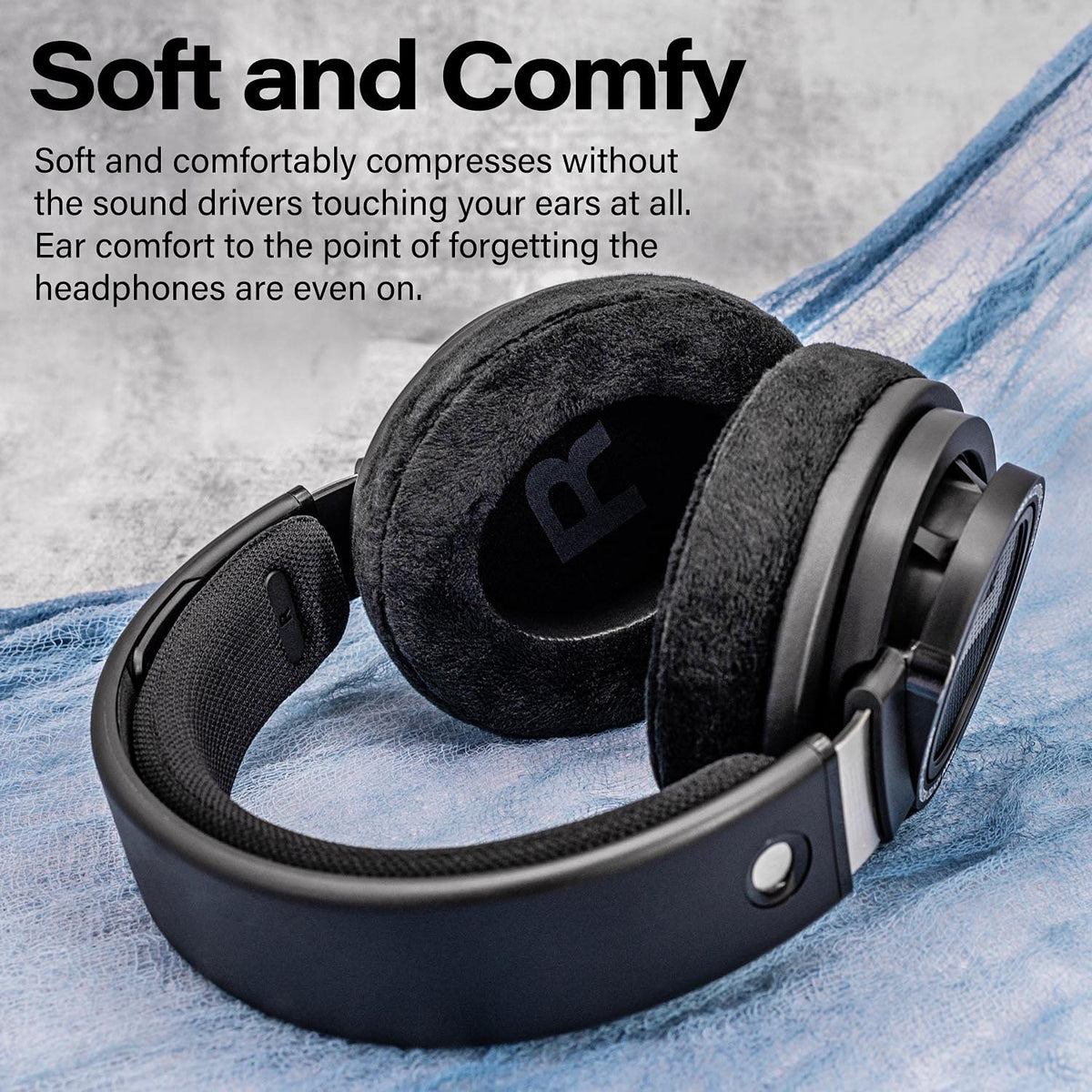 TRANSTEK SHP9500 ear pads breathable velour cover