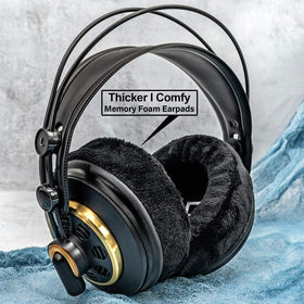 Transtek velour ear pads for AD900X with 30mm memory foam reduce ear pressure.